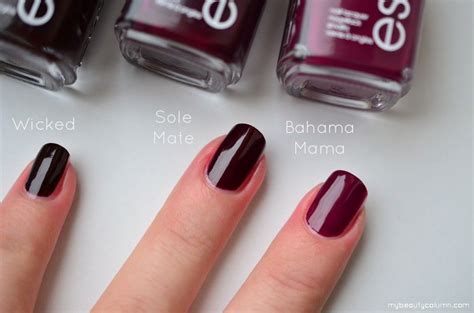 essie wicked vs bordeaux